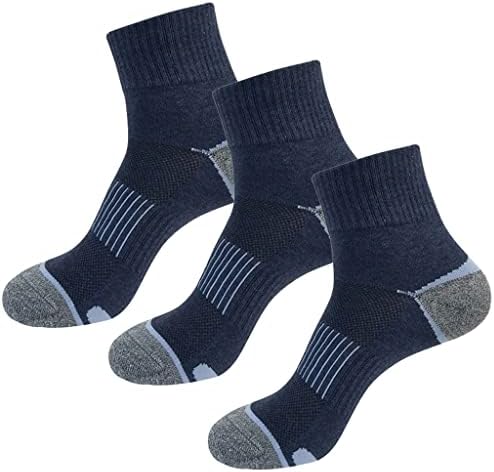 Yok erkek Ayak Bileği Çorap 3 Pairs Pamuk Spor Nefes spor çorapları erkek Bisiklet Çorap erkek Çorapları (Renk: A, Boyut
