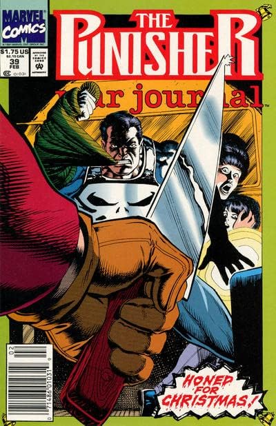 Punisher Savaş Dergisi, 39 (Gazete Bayii) VF ; Marvel çizgi romanı / Mike Baron Noel