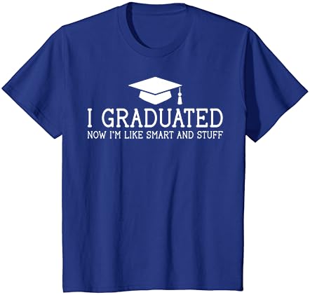 Ben Mezun Komik Kolej Lise mezuniyet hediyesi Kıdemli T-Shirt