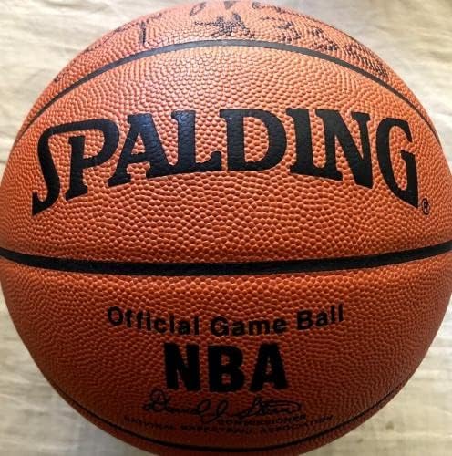 Alonzo Yas otomatik imzalı imzalı Spalding NBA oyun modeli basketbol (JSA) - İmzalı Basketbollar