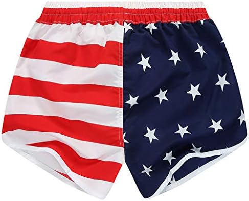 Bayan Amerikan Bayrağı Şort Elastik Yüksek Bel 4th Temmuz Pijama Şort Rahat İpli Flowy Rahat Şort Cepler ile
