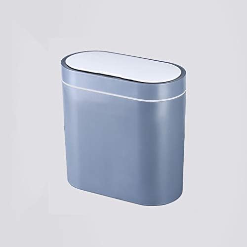 CUJUX Akıllı sensörlü çöp kovası Can Elektronik Otomatik Ev Banyo Tuvalet Su Geçirmez Dar Dikiş Sensörü Kutusu (Renk : B)