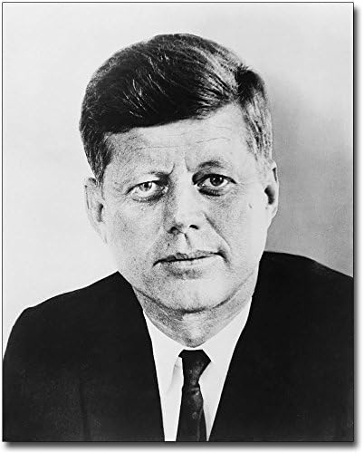 Başkan John F. Kennedy Resmi Portre 8x10 Gümüş Halide Fotoğraf Baskısı