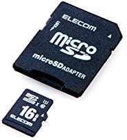 Elecom MF-CAMR016GU11A Arabalar için microSDHC Kart, MLC UHS-I, 16 GB