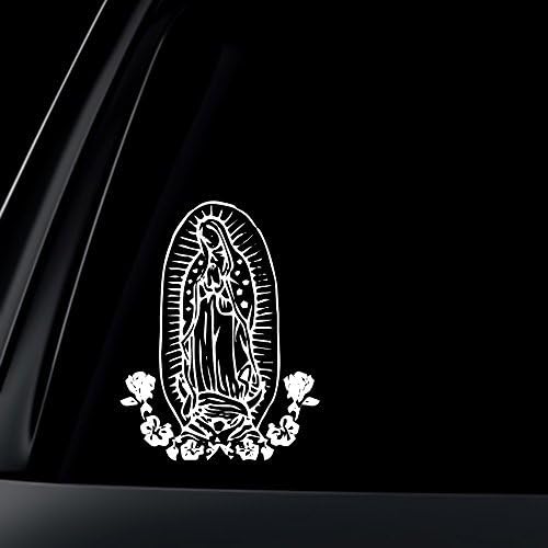 Dünya Tasarım Meryem w/Çiçek Araba Çıkartması / Sticker