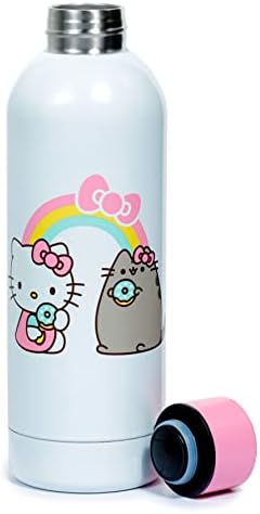 Hello Kitty & Pusheen Kullanımlık Paslanmaz Çelik Sıcak ve Soğuk Termal Yalıtımlı İçecekler Şişe 530 ml