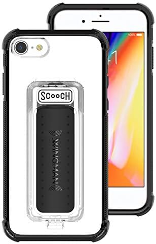 Scooch Wingman Kickstand iPhone için Kılıf SE 3 Kılıf (2022) Ayrıca SE 2/iPhone 8/7/6s/6'ya Uyar [10 ft Düşme Koruması] [İki