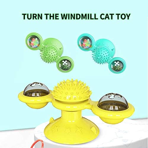 SKAJOWID Kedi Oyuncak Bulmaca Dönen Fırça Pikap kedi Oyun Oynamak kedi Oyuncak Fırıldak Yavru İnteraktif Oyuncak pet
