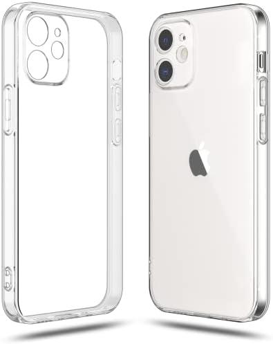 Shamo'nun Temizle iPhone için kılıf 12 Mini Kılıf Temizle( 2020), Darbeye Dayanıklı Tampon Kapak Yumuşak TPU Silikon Şeffaf