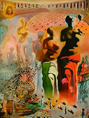 Özel Sanat - Salvador Dali, Halüsinojenik Toreador - Poster Baskı, Ünlü Tablolar Duvar sanat dekoru (24x32 inç)