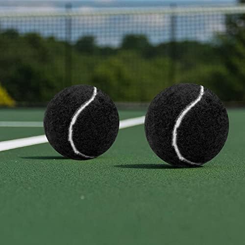 URBEST Tenis Topu 12 Packs Eğitim Tenis Topları Uygulama Topları Acemi Oyuncu için, Pet Köpek Oyun Topları ile Örgü Taşıma
