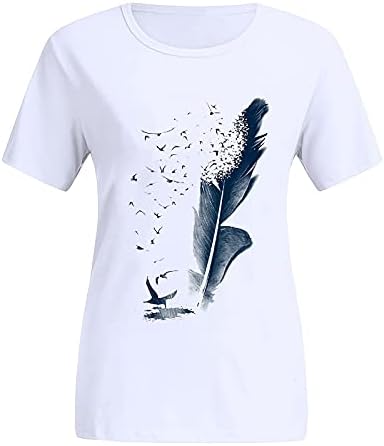 Kadınlar için Rahat Zarif 2023 Kısa Kollu Sroop Boyun T Shirt Genel Atletik Bayan Gömlek