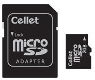 SD Adaptörlü Samsung SCH-V730 Telefon için Cep Telefonu microSD 2GB Hafıza Kartı.